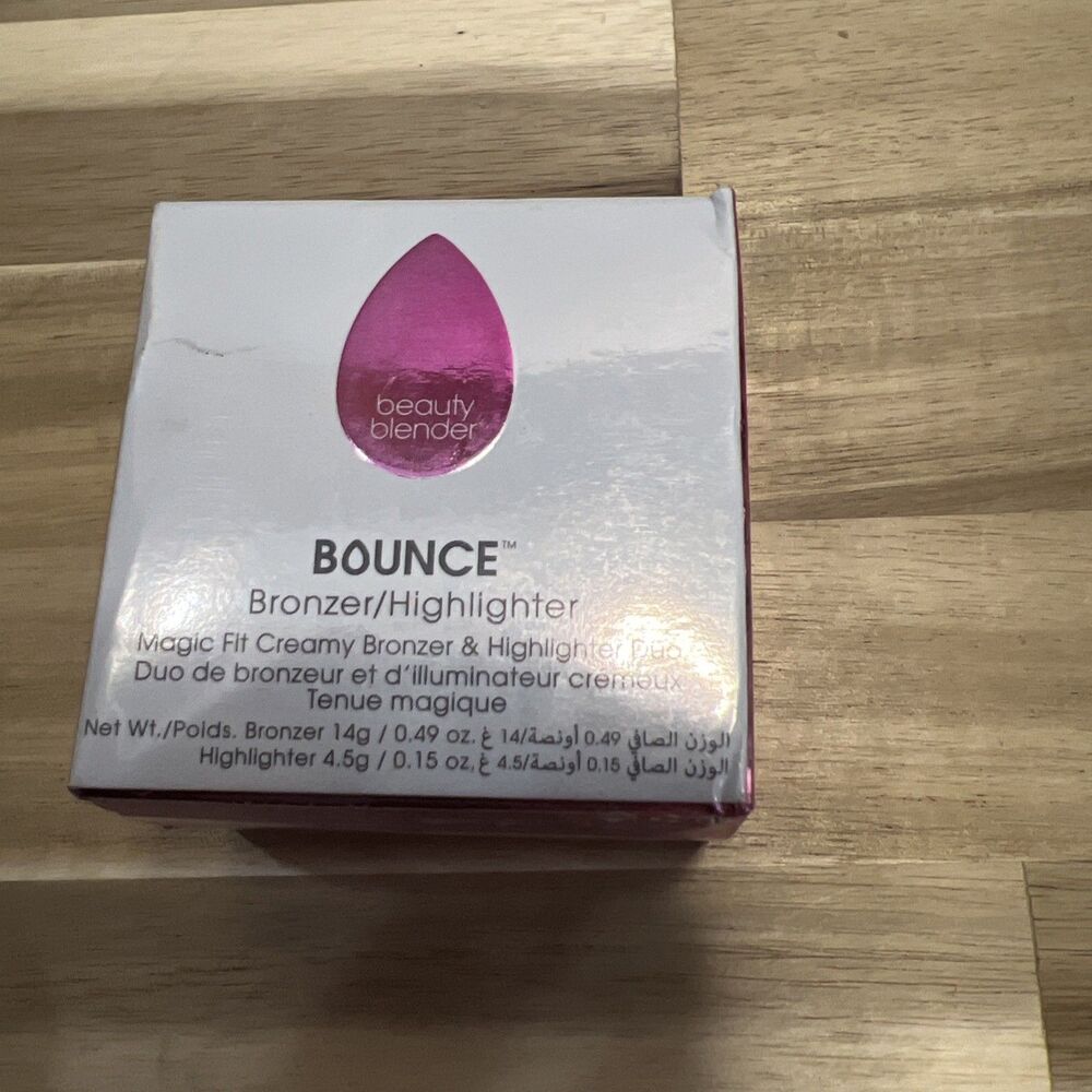 Beauty Blender BOUNCE Creamy Bronzer‎ & Highlighter Duo Deep Goden Bronze Nutmeg